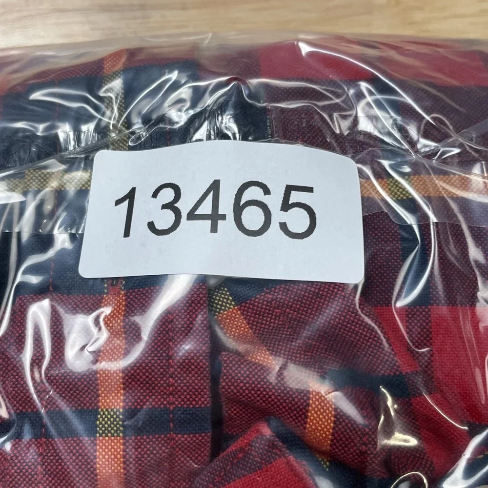Ralph Lauren Shirt Men's Medium Tartan Oxford Sport Office Golf 90s Cabin Preppy
